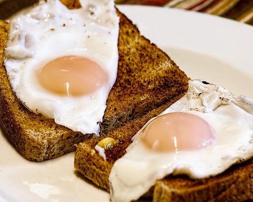 A home-cooked Mexican style bean and egg traditional meal